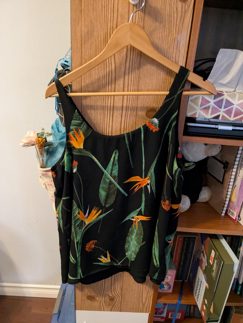 Birds Of Paradise Drapey Tank Top